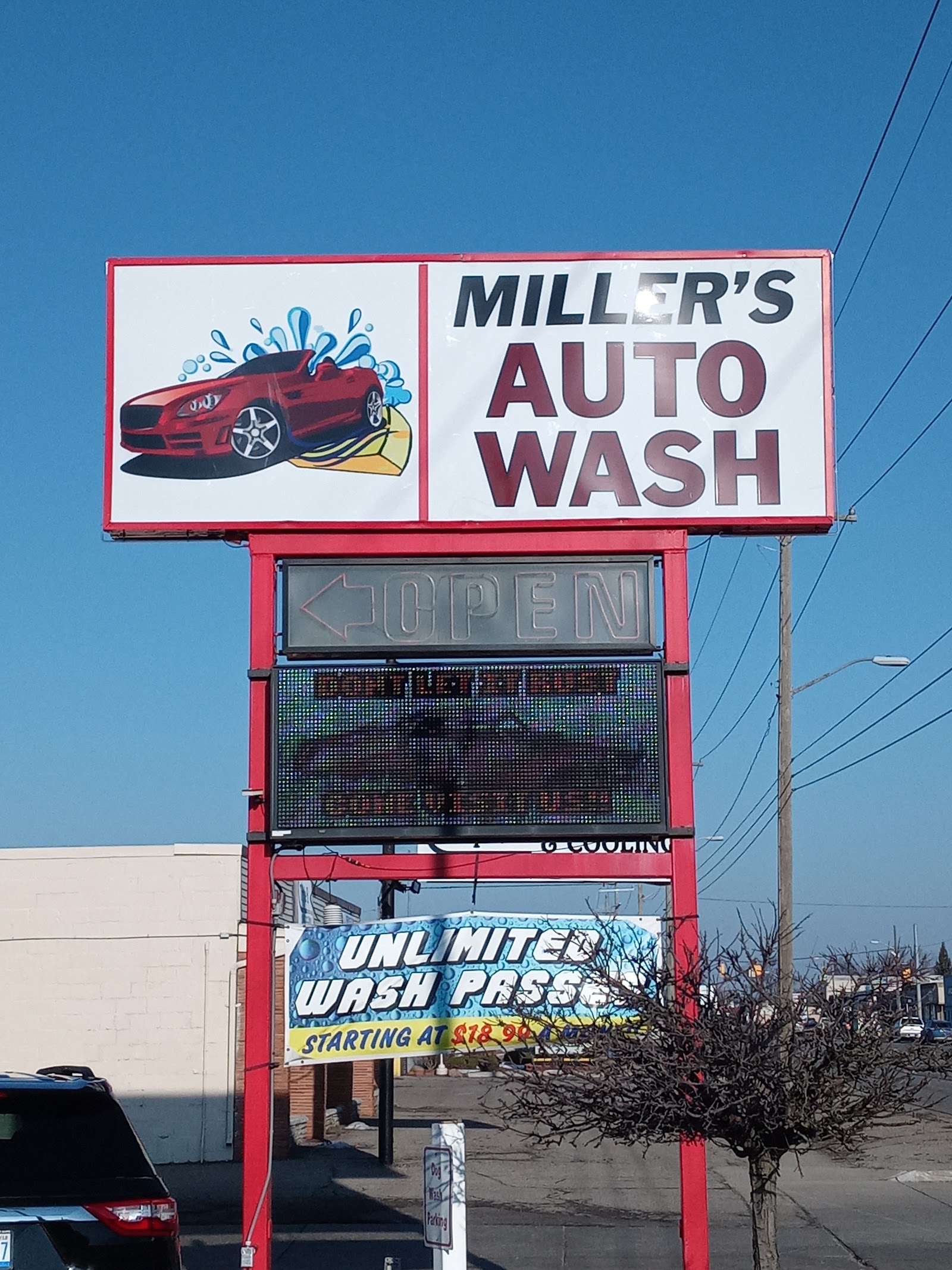 Miller’s Auto Wash — photo